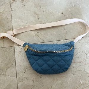 Limited Edition Stoney Clover Lane Denim Quilted Fanny Pack